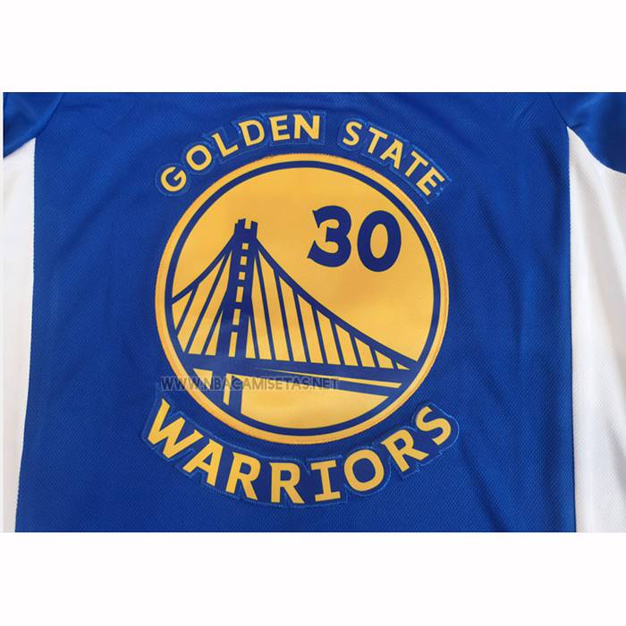 Camiseta Manga Corta Golden State Warriors Icon Curry NO 30 Azul